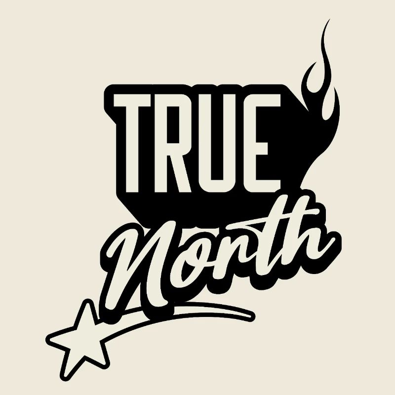 Conception typographique inspirante du Grand Nord