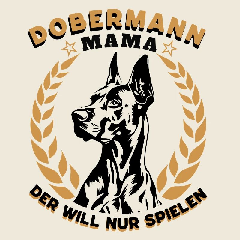 Dobermann Mama – Der will nur spielen