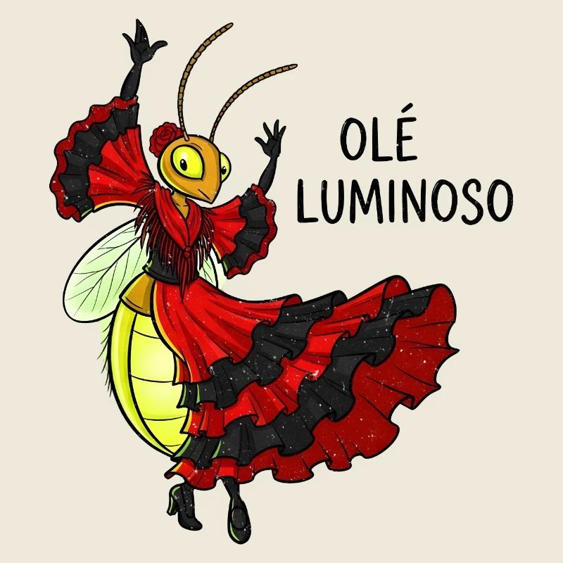 Costume de danse flamenco luciole