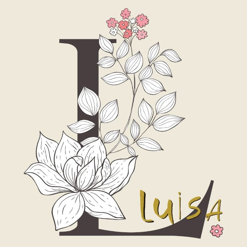 Letter L Luisa