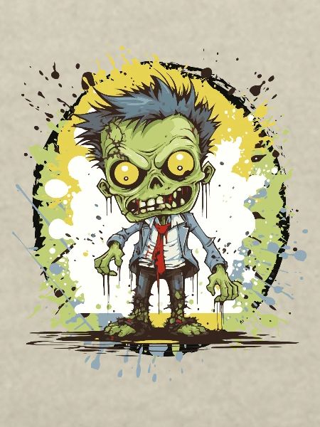 Zombie Comic Splatter