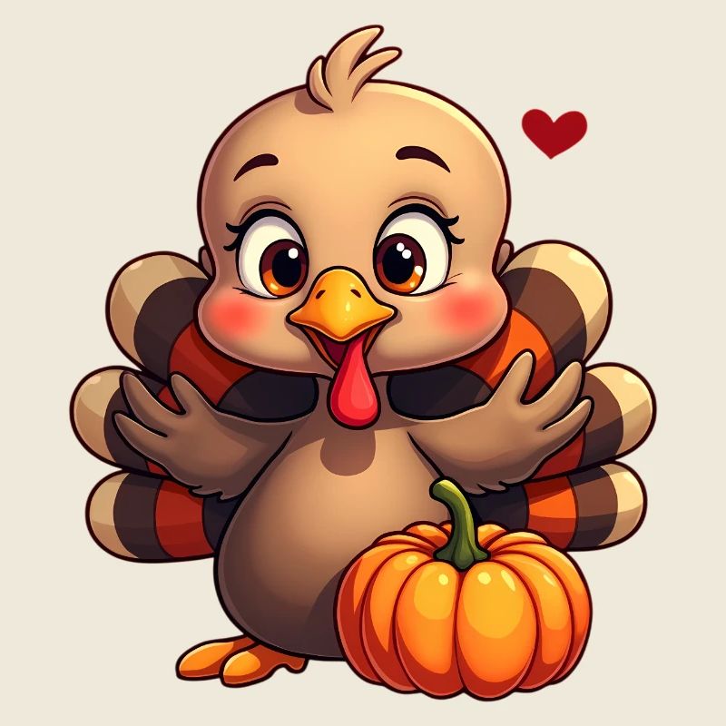 Bébé dinde de Thanksgiving