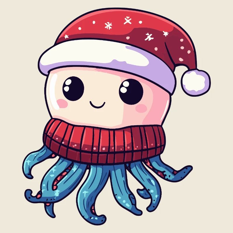 Qualle Weihnachten