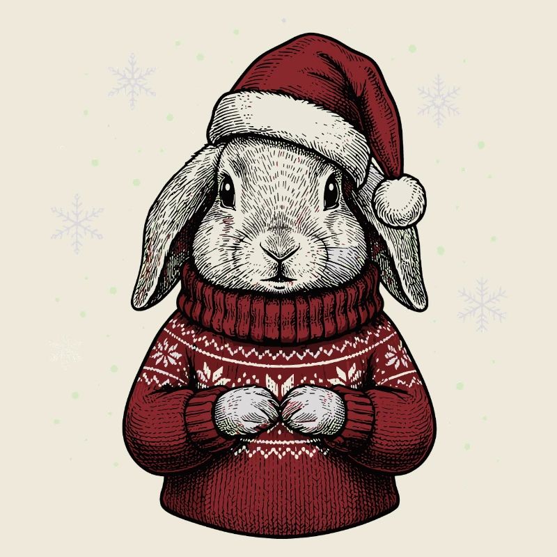 Le Drôle de Noël du Père Noël Lapin