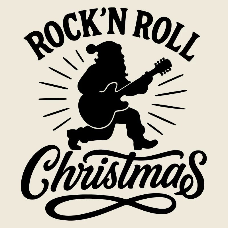 Noël à Noël weihnachten rock’n roll Santa