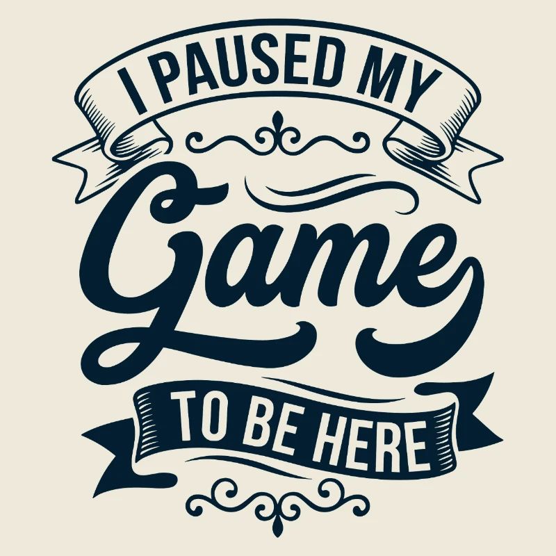 I paused my game – banner