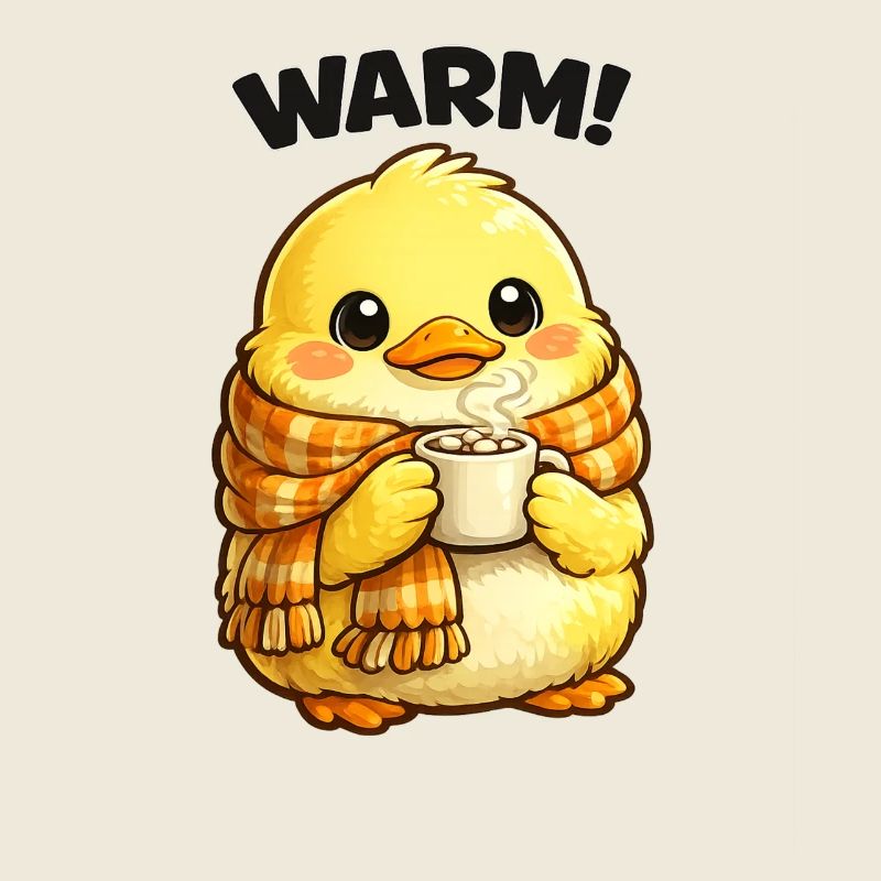 Warmer Chick with Scarf