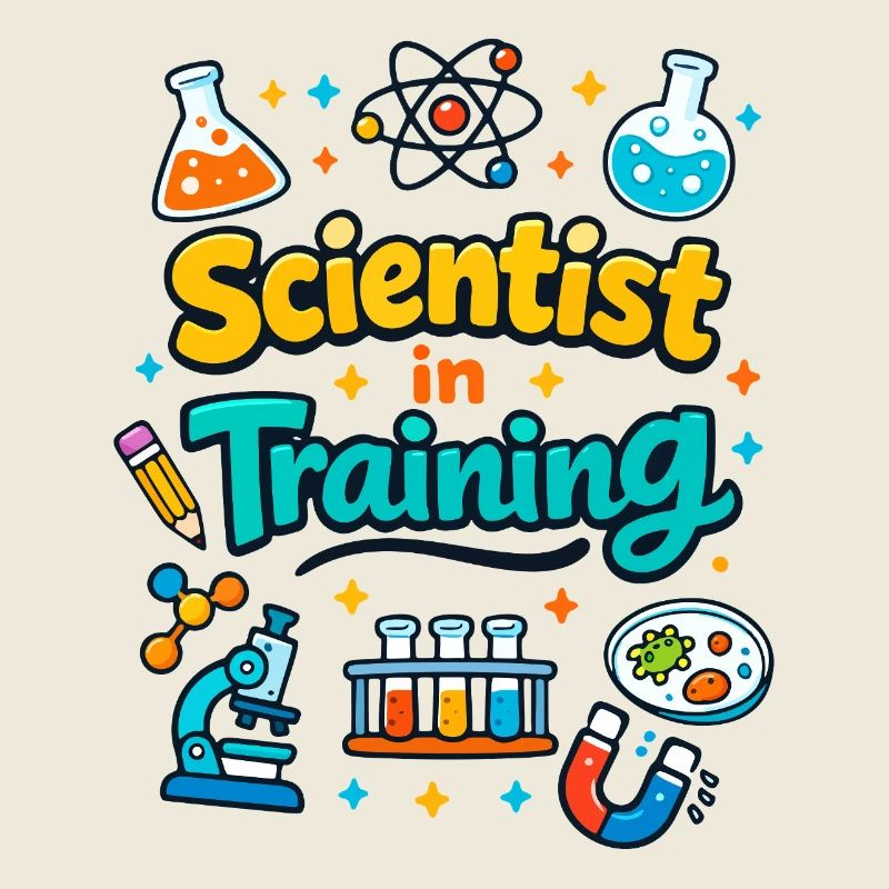 Junger Wissenschaftler in Ausbildung