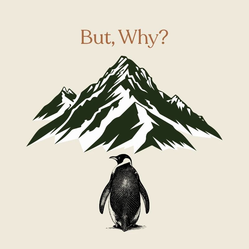 But, Why? Mountain landscape