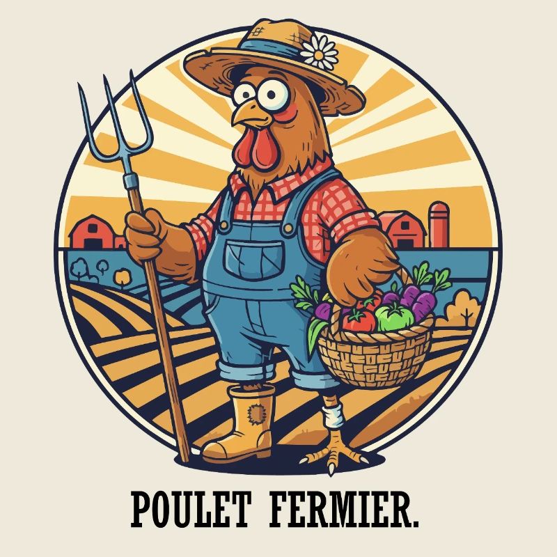Poulet Fermier au Potager Soleil