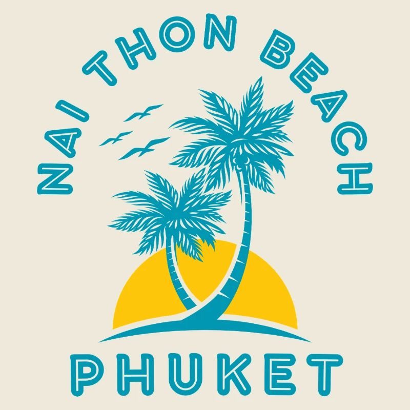 Nai Thon Beach Phuket Palm Sonnenuntergang