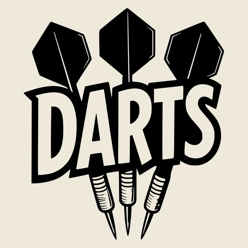 Darts lettering with darts