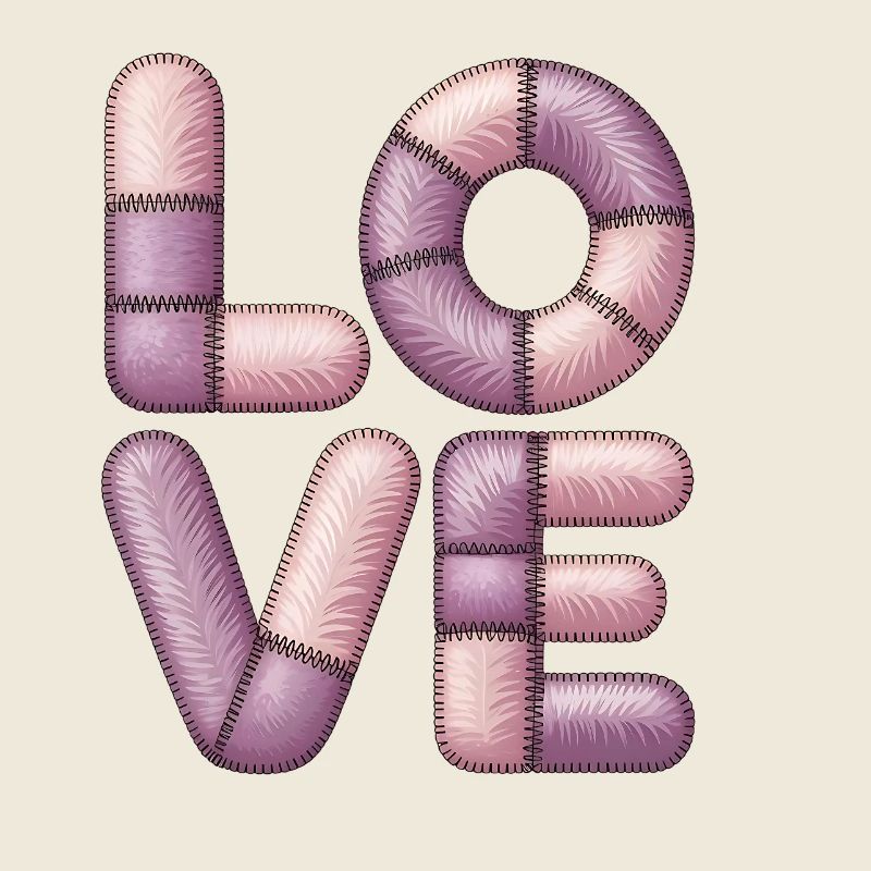 Un amour patchwork doux pour les filles et les ados