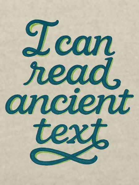 Antikes Script Tee