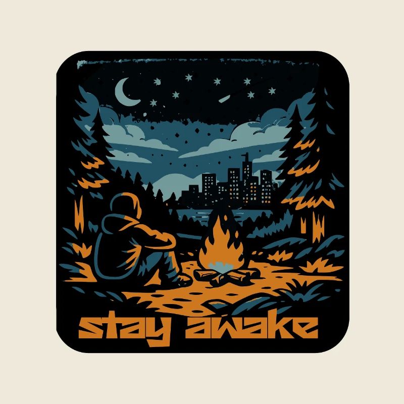 Stay Awake Campfire Night