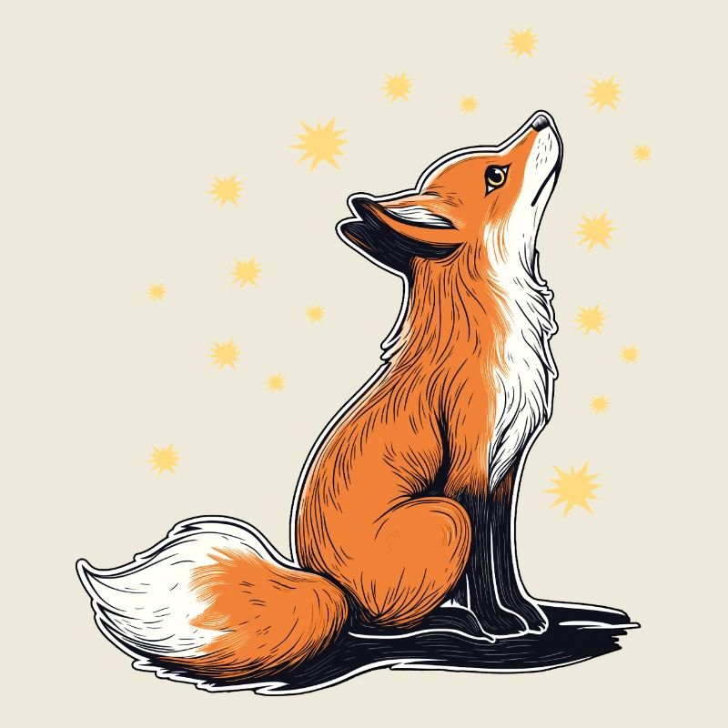 Renard et étoiles