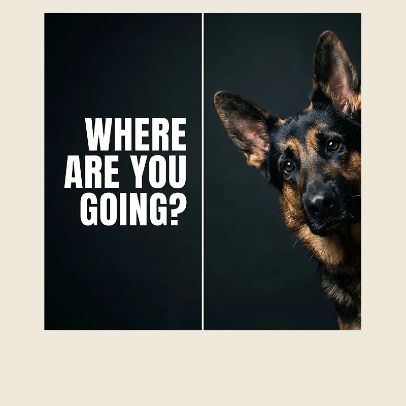 Lustiger Schäferhund Hunde Spruch Tierfreunde