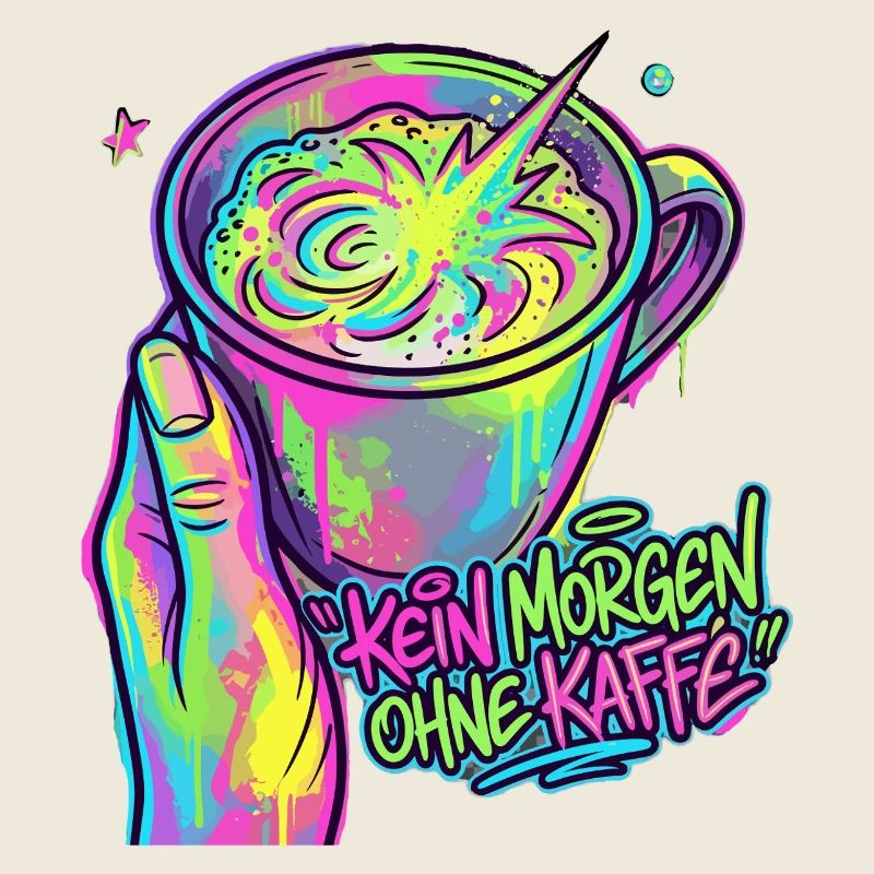 Kaffee Neon Splash – Morgenkick