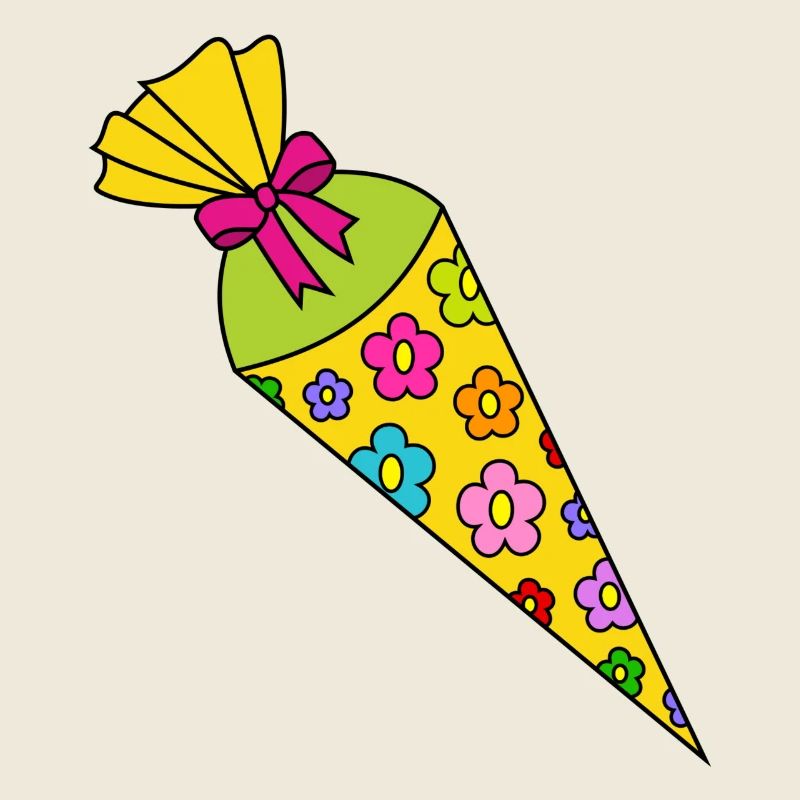 School Cone Sugar Cone