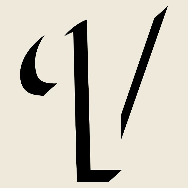 Letter V, name, the letter V