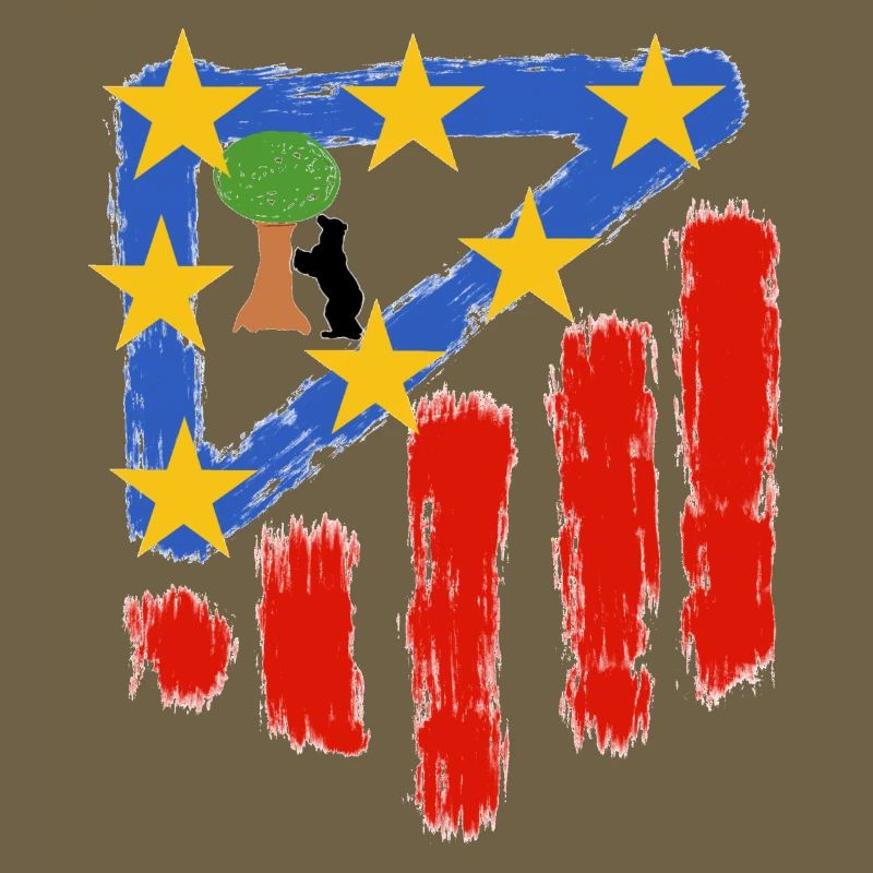 Étoiles rouges et blanches