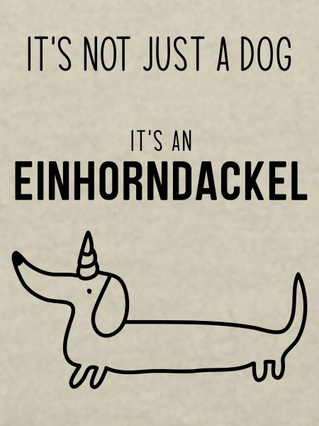Einhorndackel