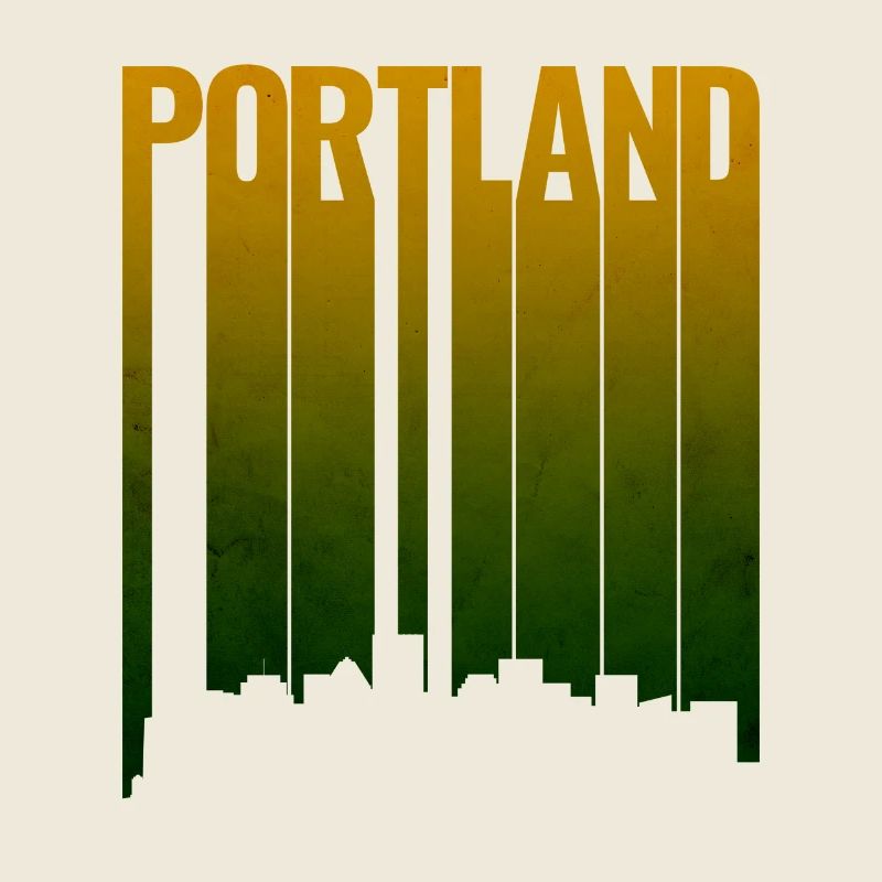 Portland Skyline Gradient