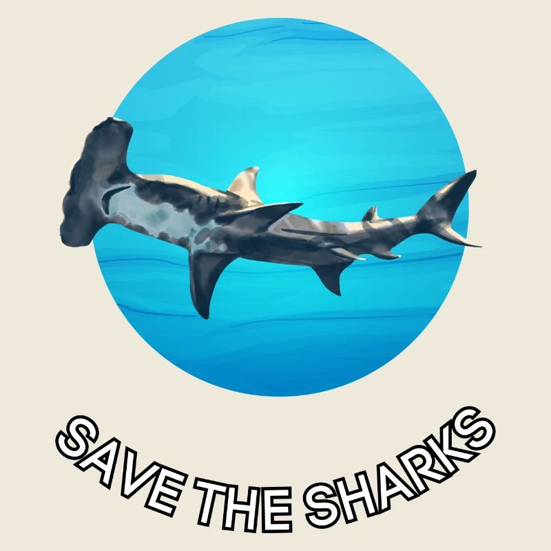 Motif du cercle protégé par les requins