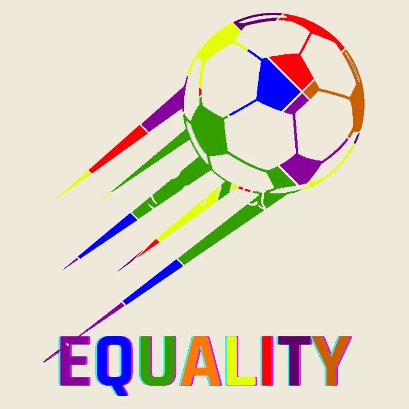 Soccer Rainbow World Cup Equality