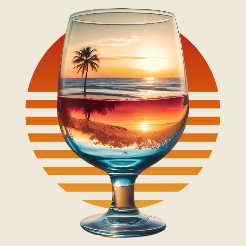 Wine and beach