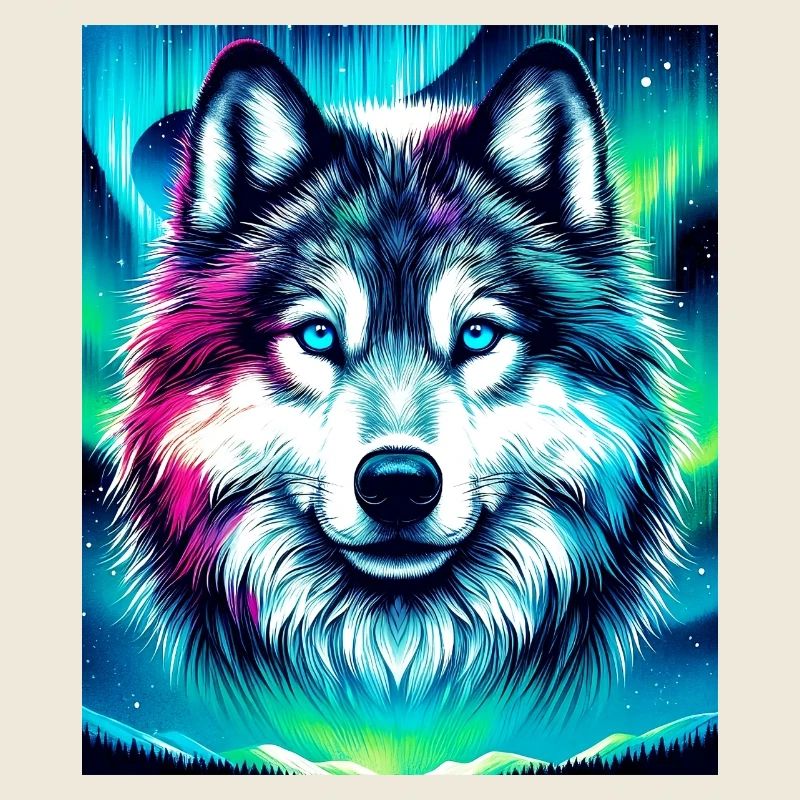 Wolf Husky Hund