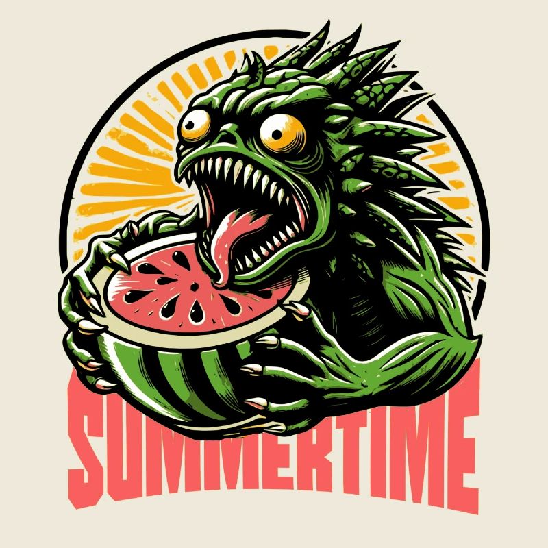 summertime summer vibes beach melone monster