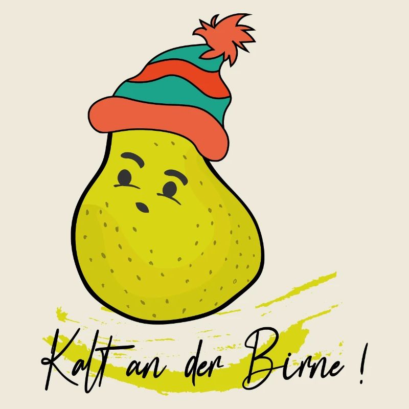 Poire avec chapeau