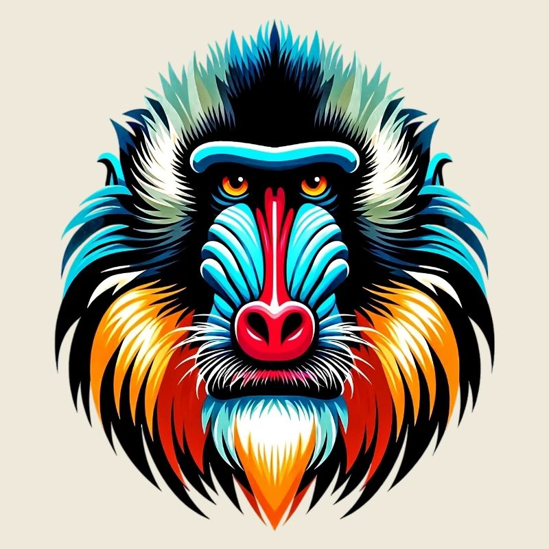 Singe mandrill