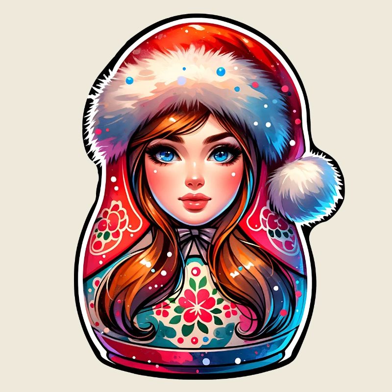 Matriochka russe Noël Russie