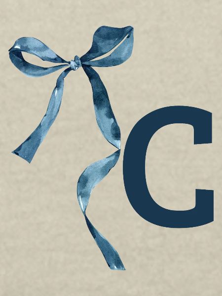 Monogram c Geschenkidee