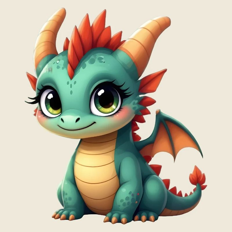 Niedlicher Babydrache