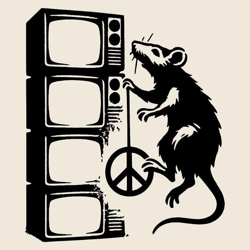 Ratte mit Bildschirm