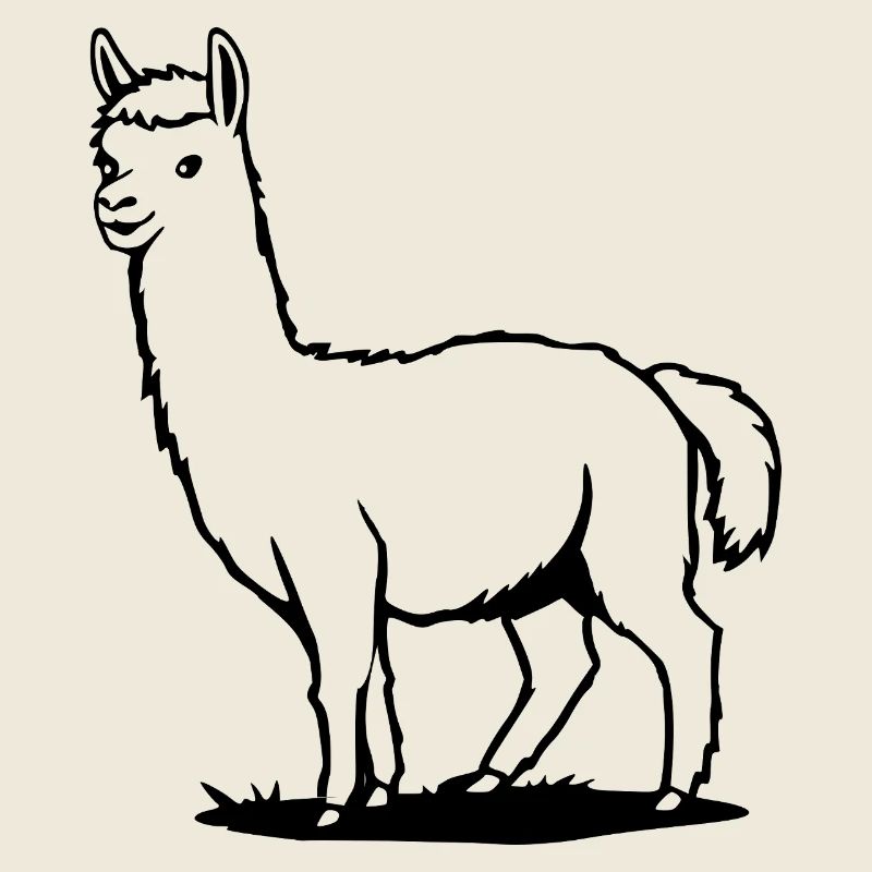 Alpaka T-shirt Geschenk 