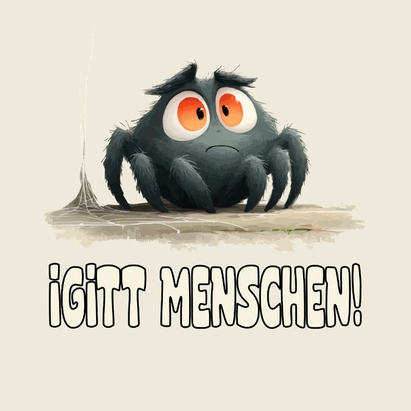 Lustige Igitt ! Menschen Spinne