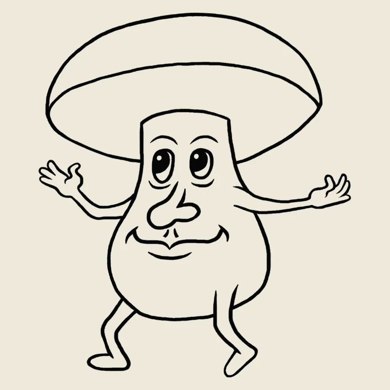 Champignon drôle