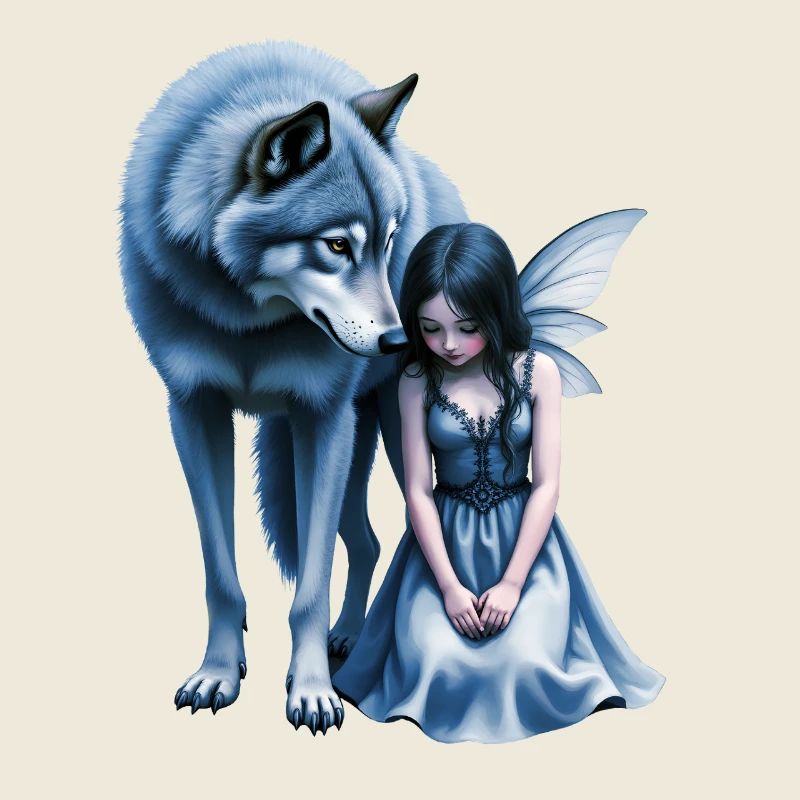 Blauer Wolf und Nachtfee