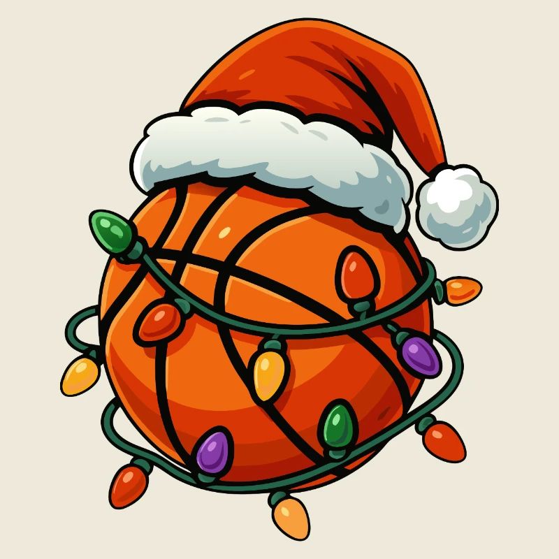 Joueur de basket-ball de Noël