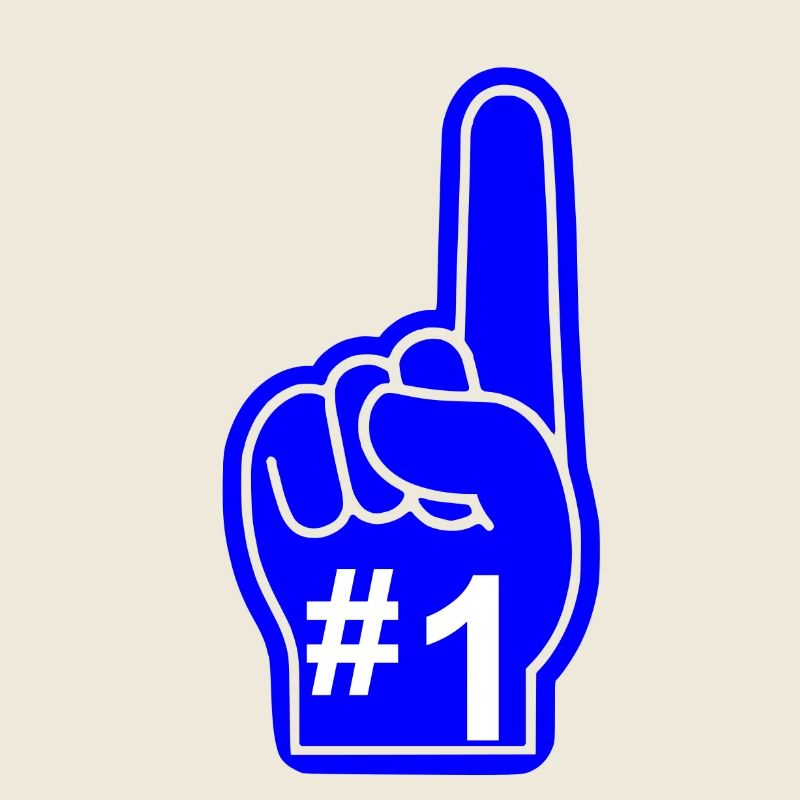 Sticker Foam Finger