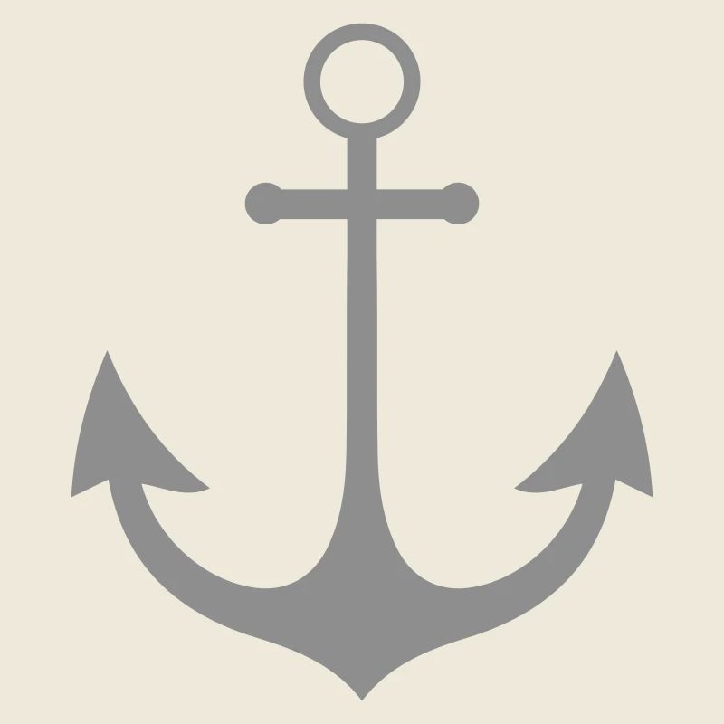 Symbole d’ancre Graphique nautique