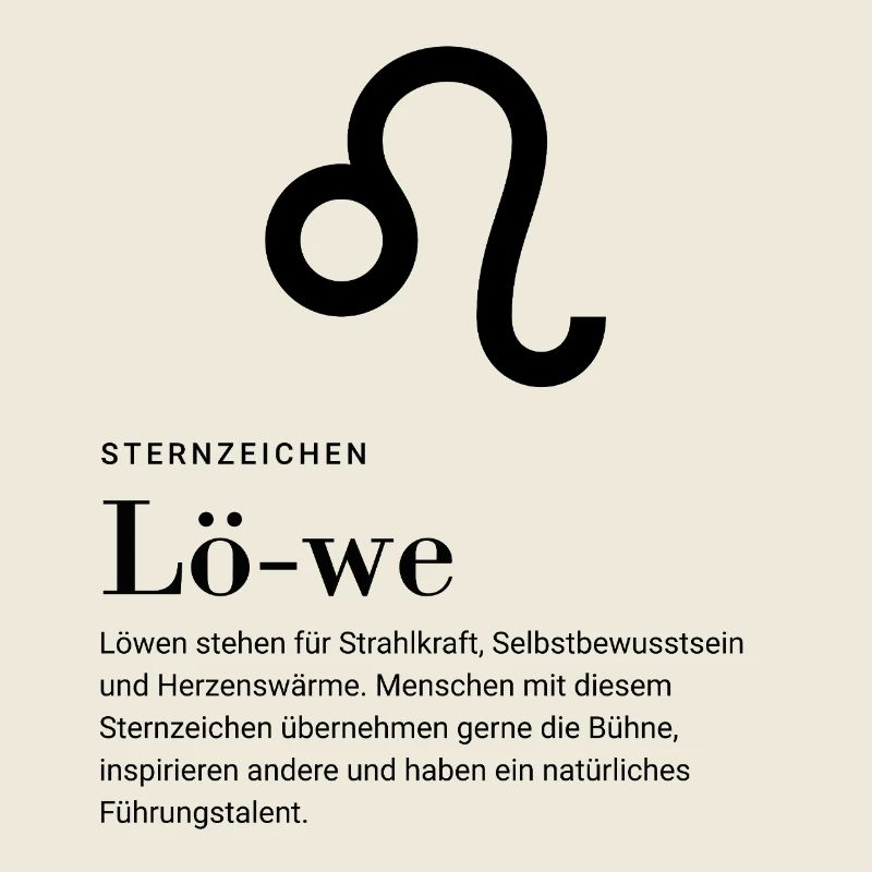 Sternzeichen Löwe