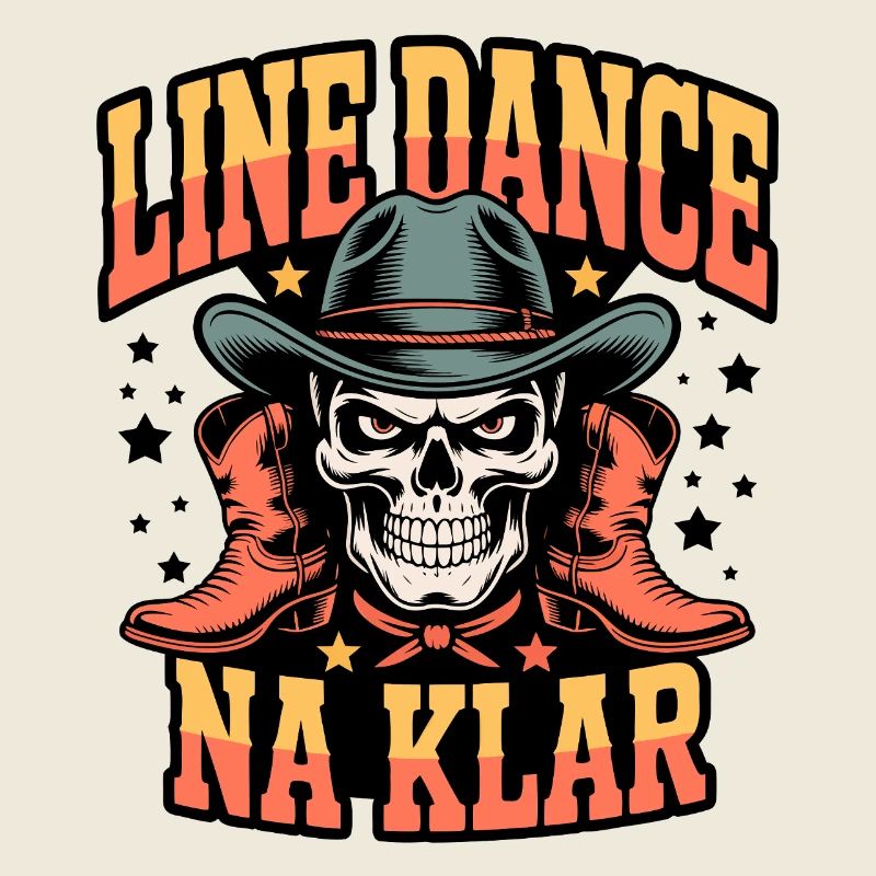 Line Dance Schädel Rodeo