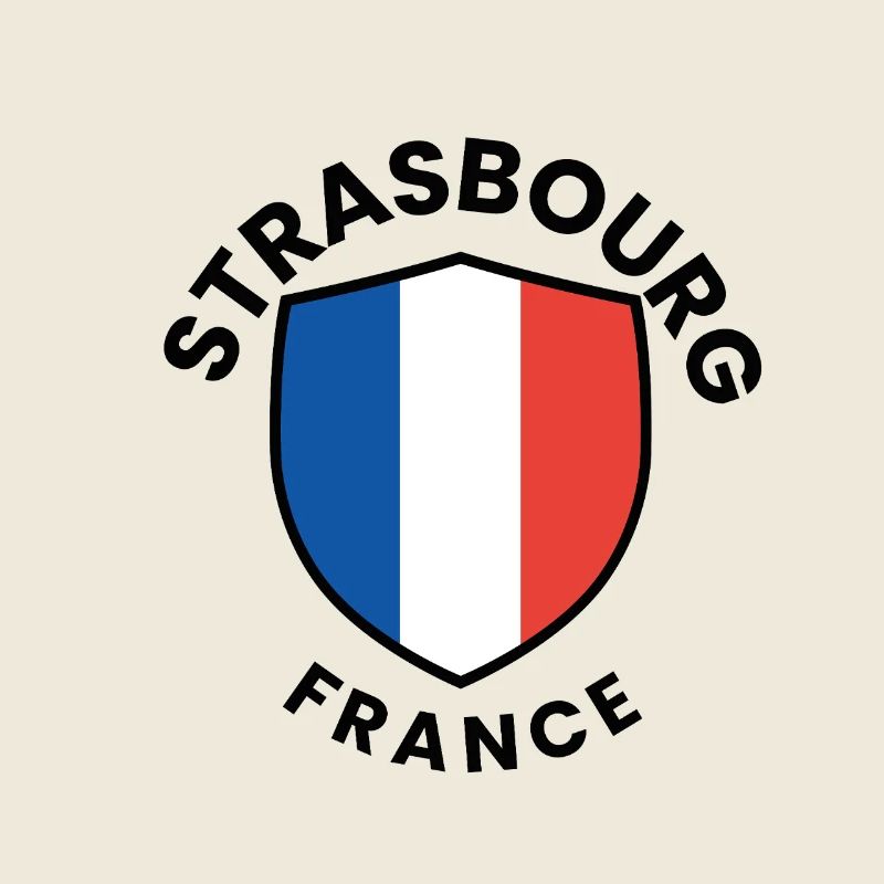 Bouclier de Strasbourg Drapeau français