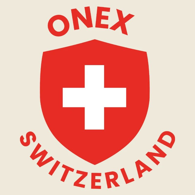 Schweizer Schild mit weißem Kreuz
