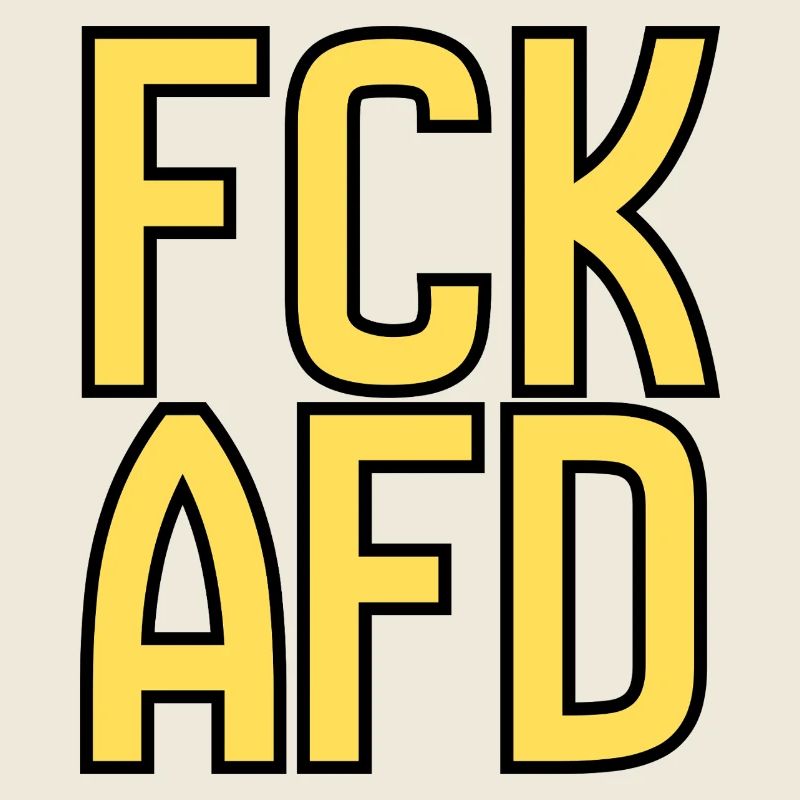 Gegenrechts Typo Protest
